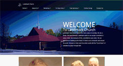 Desktop Screenshot of landmarkchurch.org